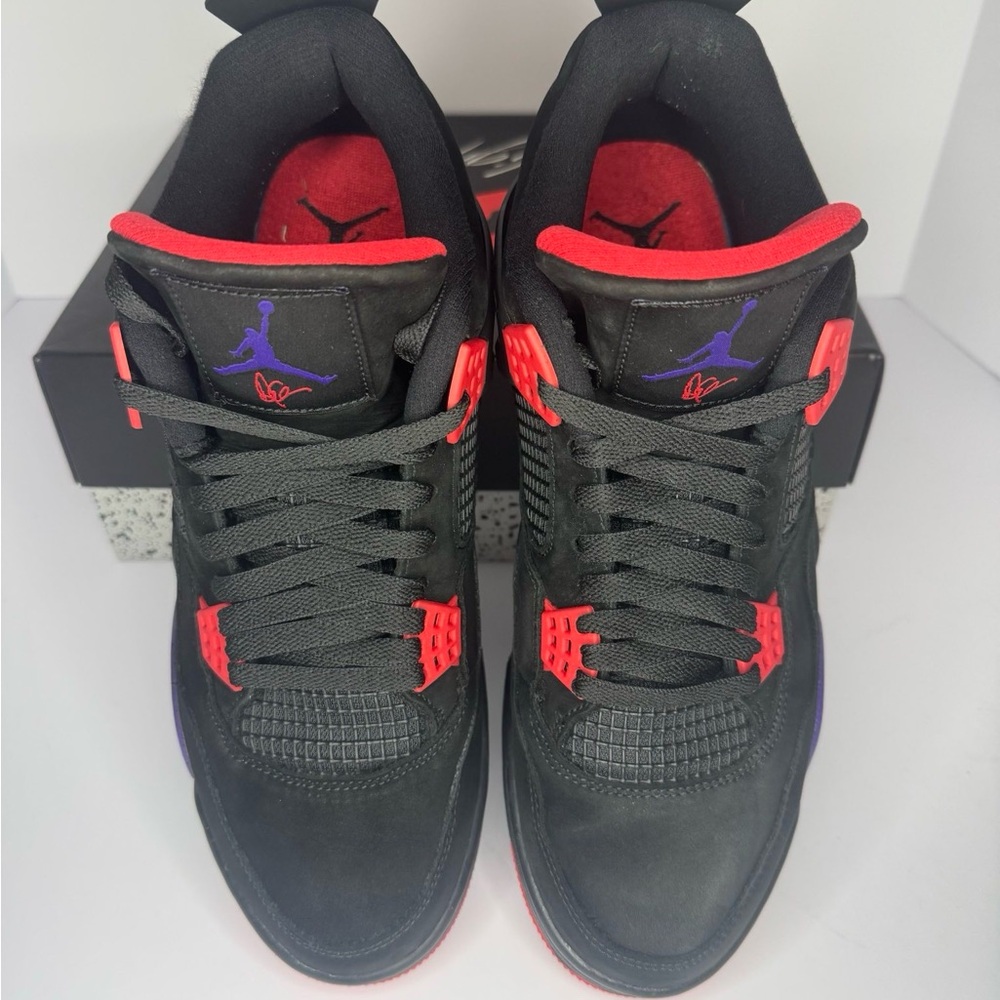 Jordan 4 Raptors Drake Signature Size 12 Lightly Used Og Box View 3